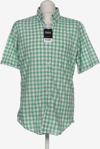 FYNCH-HATTON Button Up Shirt in M in Green: front