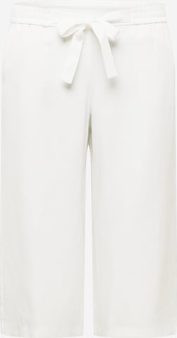 SAMOON Regular Pants in White: front