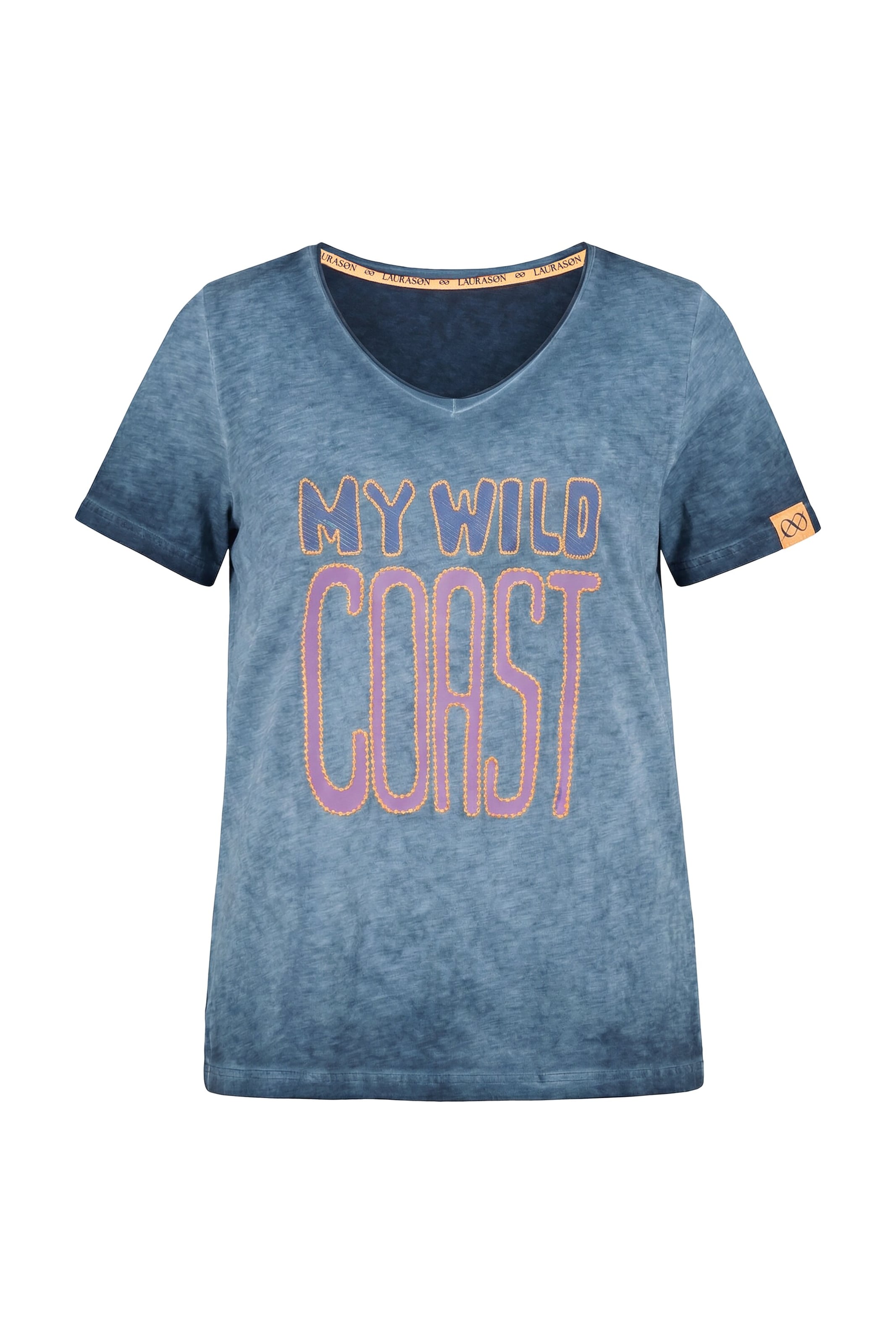 LAURASØN Shirt in Blau: Vorderseite