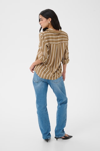 T-shirt 'Babara ' Kaffe en beige