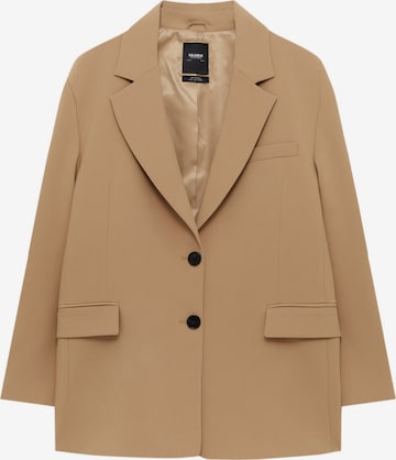 Blazer Pull&Bear en beige : devant