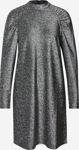 ICHI Dress in Silver: front