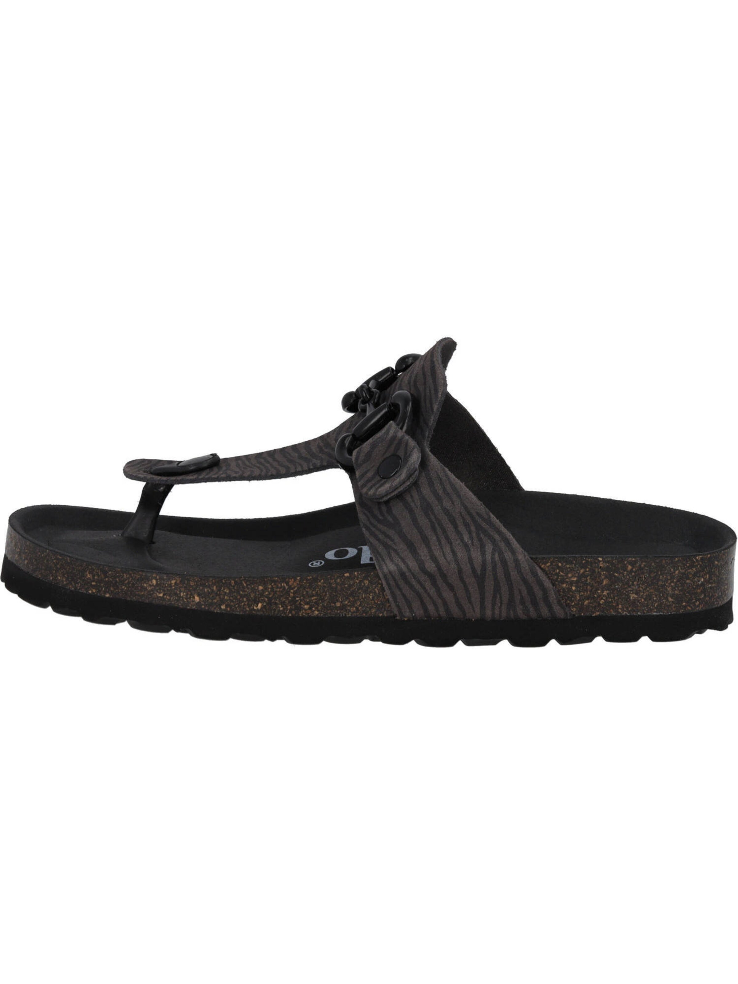 Palado T-bar sandals 'Kos' in Grey: front
