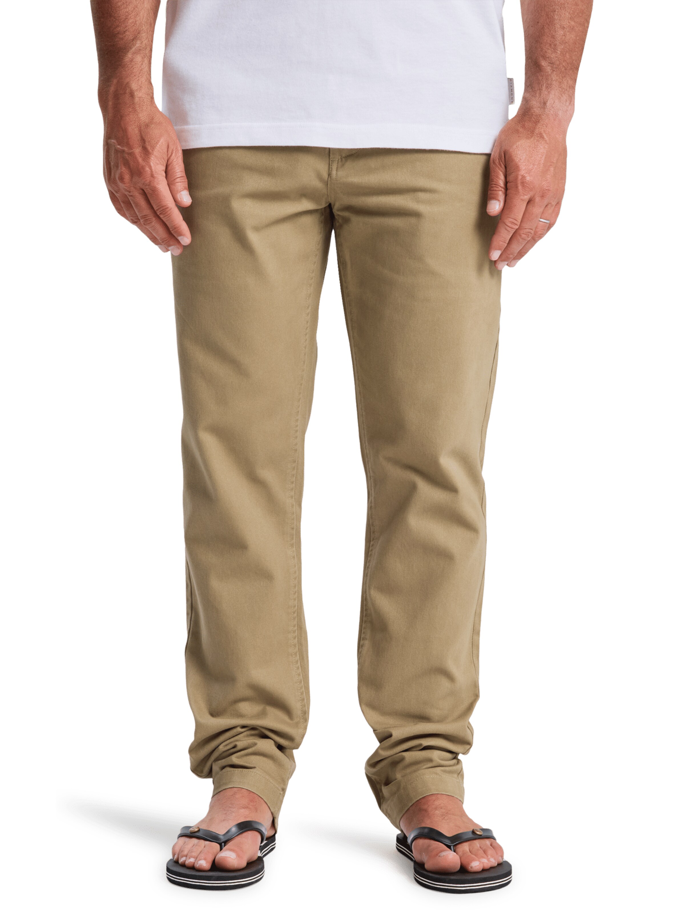 QUIKSILVER Regular Pants 'Diamond' in Beige: front