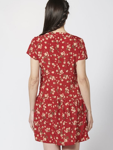 Robe d’été KOROSHI en rouge