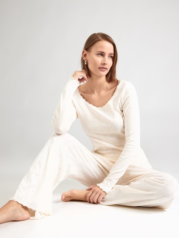 Hunkemöller Majica za spanje | bela barva