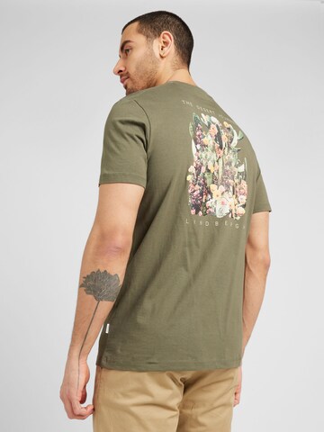 T-Shirt Lindbergh en vert : devant