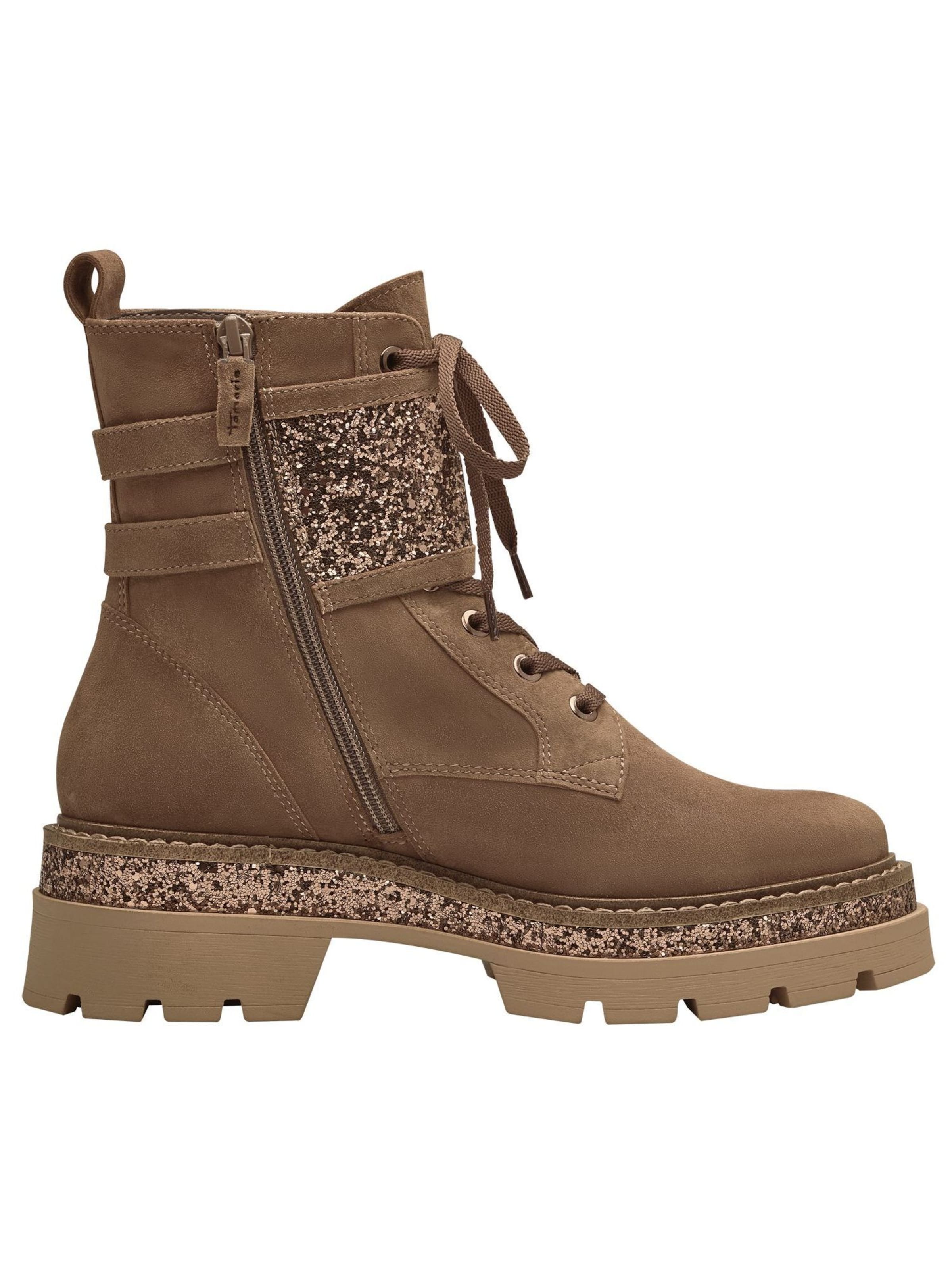 Tamaris Schnürstiefelette in Braun