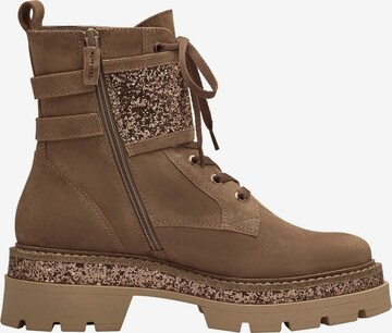 TAMARIS Lace-Up Ankle Boots in Brown