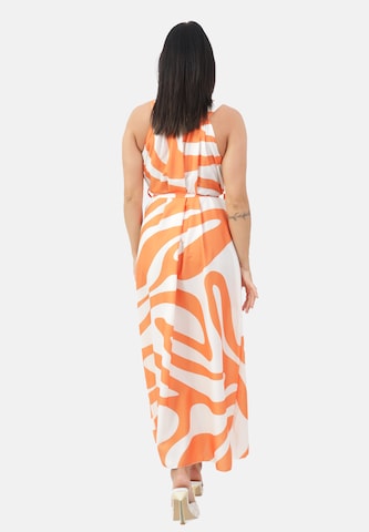 Elara Kleid in Orange