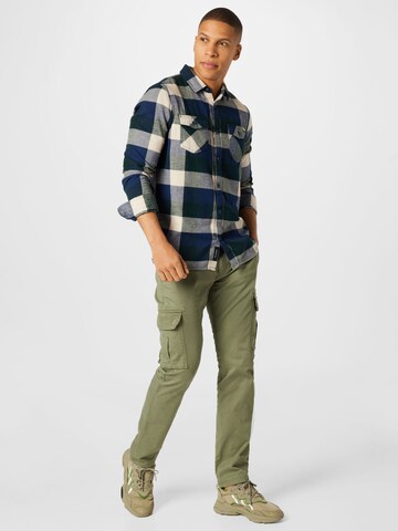 TOM TAILOR Regular Cargo Pants 'Travis' in Green