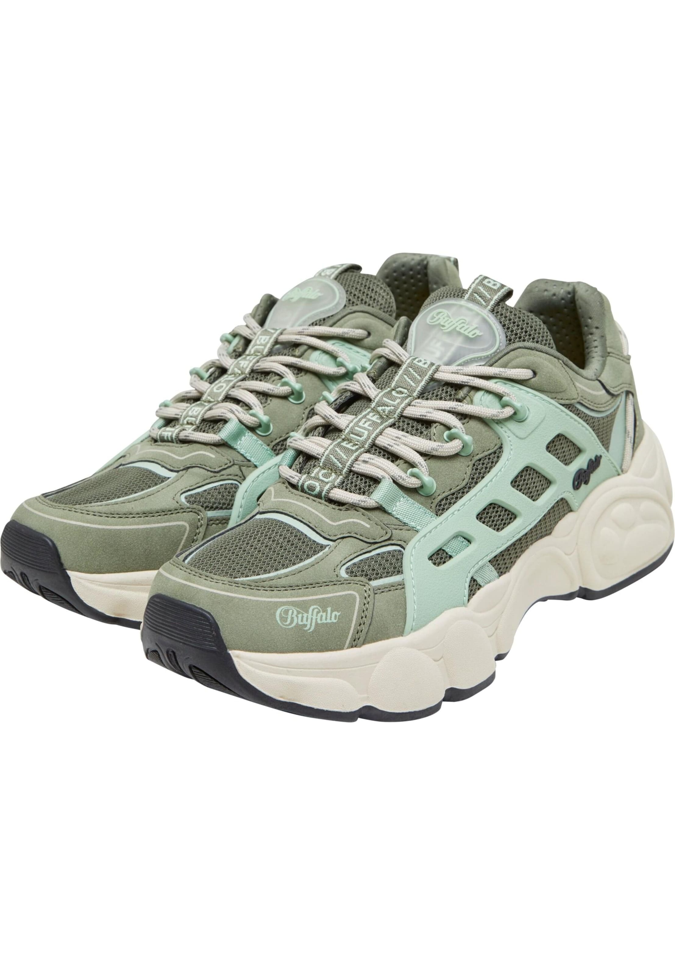 BUFFALO Sneaker low 'CLD Run Hike' i grøn