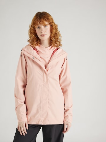 VAUDE Kültéri kabátok 'Mineo' - rózsaszín: elől