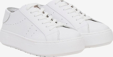 Desa Slipper 'Schnürschuhe' in Weiß: Vorderseite