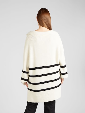 Fransa Curve Pullover 'ALLY' in Beige