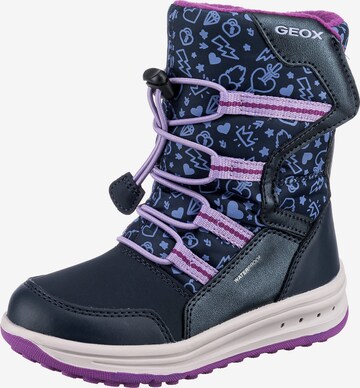 GEOX Snow Boots 'Roby' in Blue: front