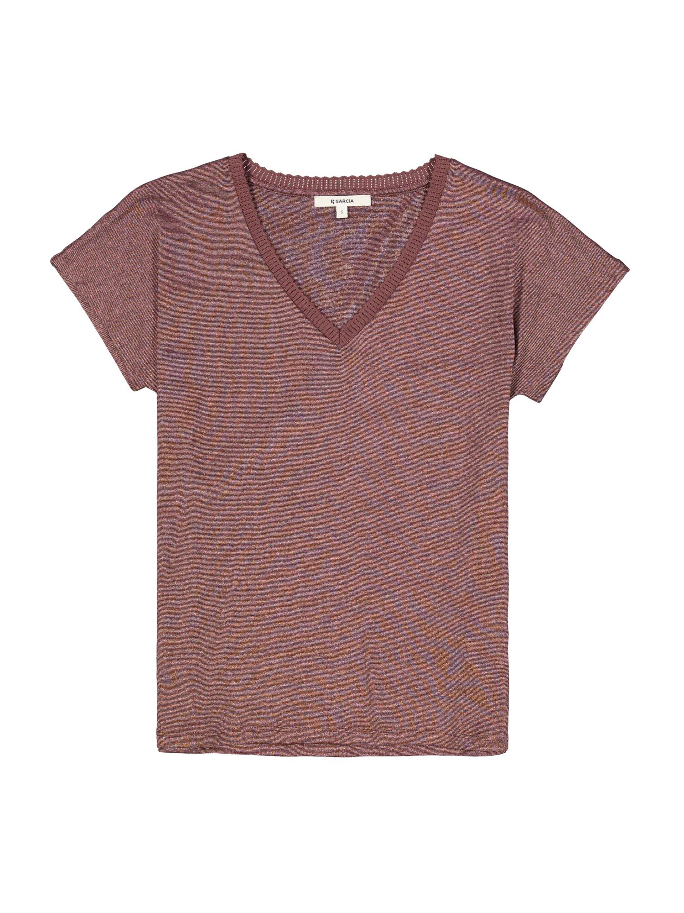 GARCIA T-Shirt in Braun: Vorderseite