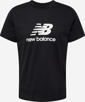 new balance Koszulka w kolorze czarny: przód