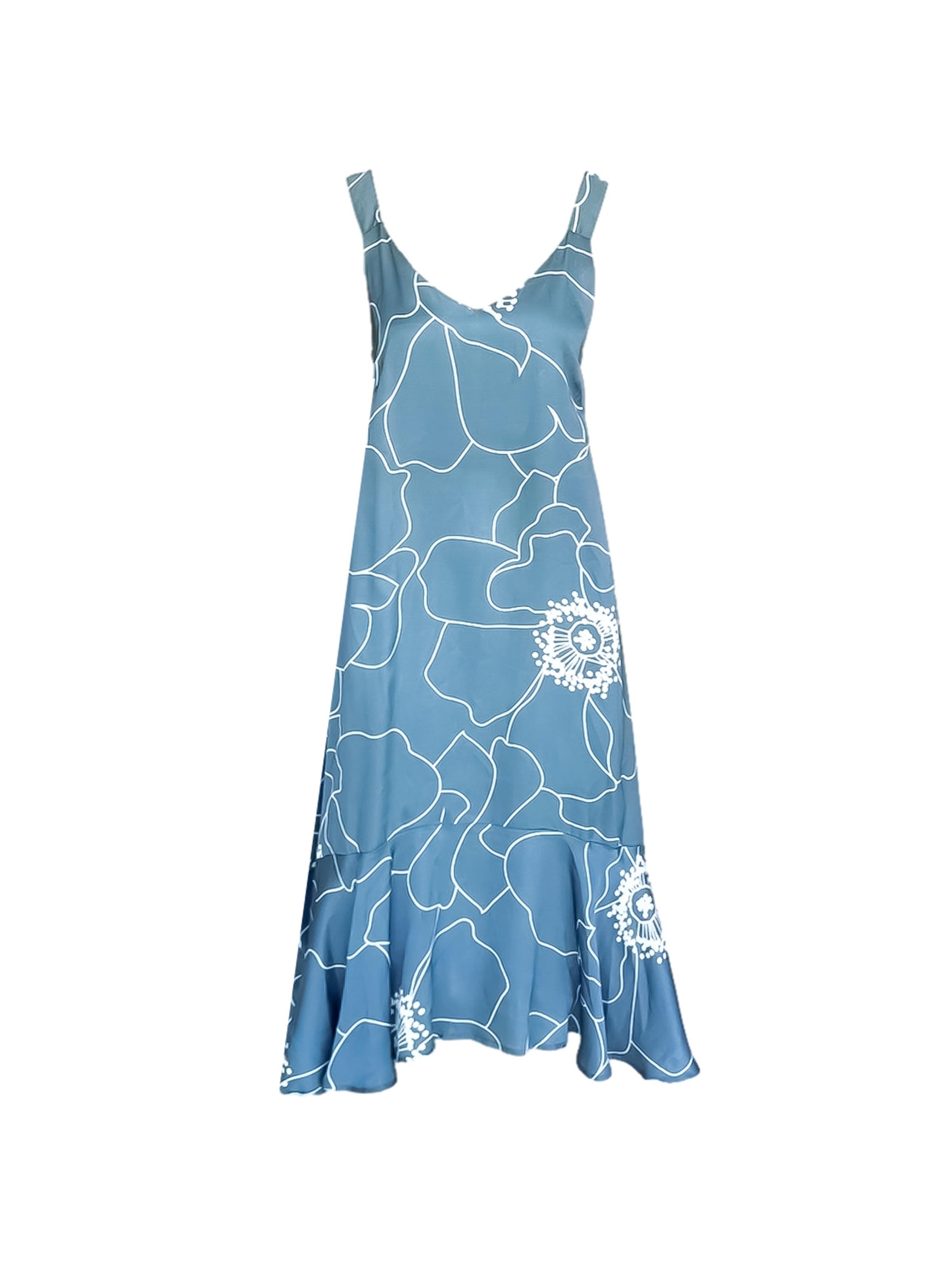 Abito di Haris Cotton in blu: frontale