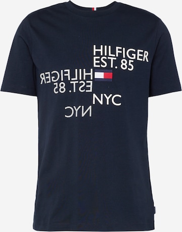 TOMMY HILFIGER - Camiseta en azul: frente