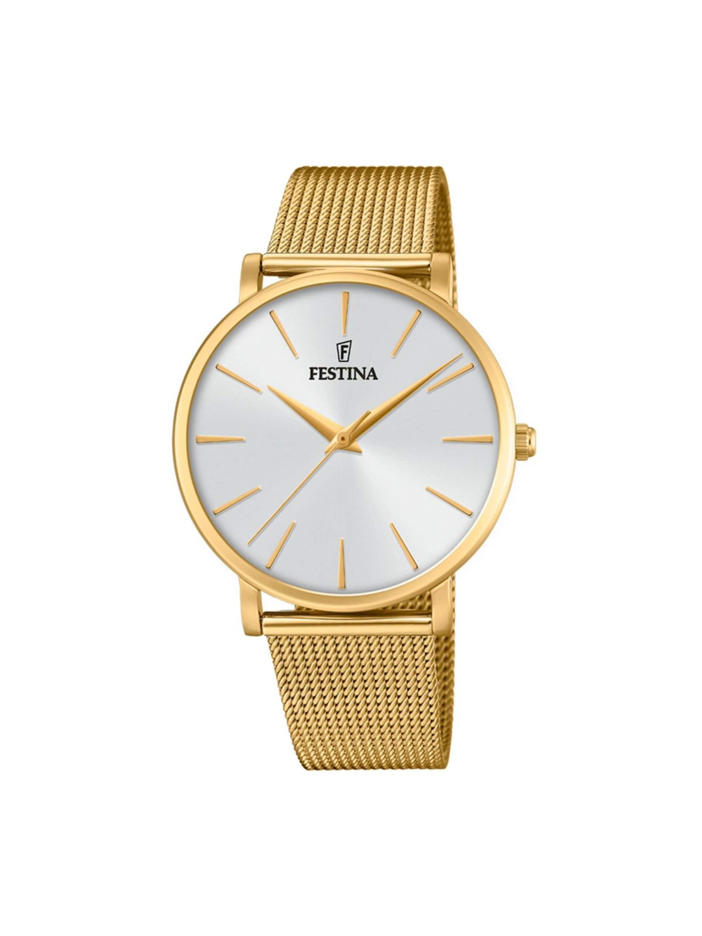 FESTINA Analoog horloge 'Watch Boyfriend Collection' in Wit: voorkant