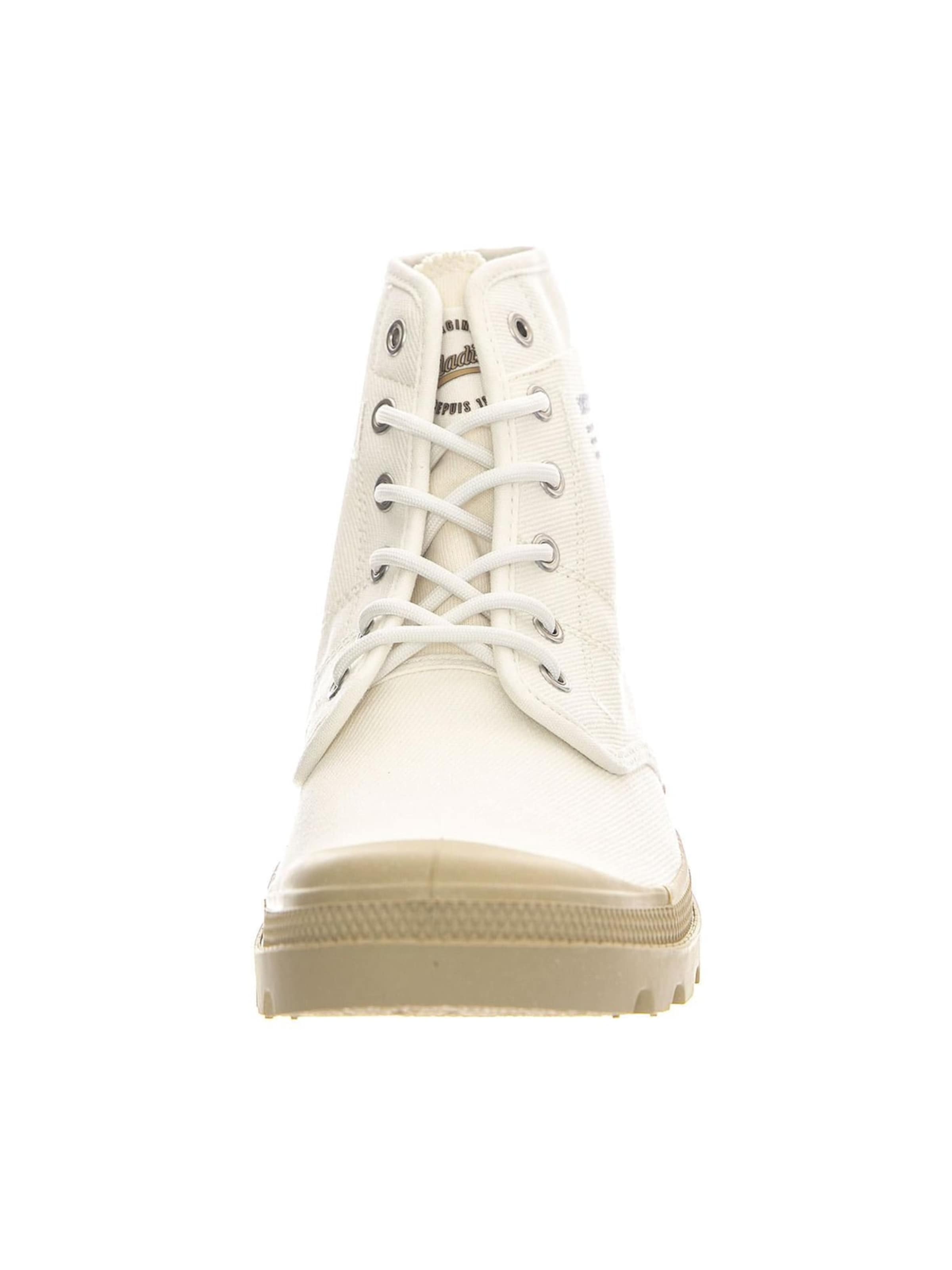 Palladium Kozaki 'Pallabrousse WW Cream White Shoes' w kolorze biały