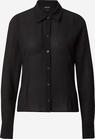 Monki Blouse in Black: front