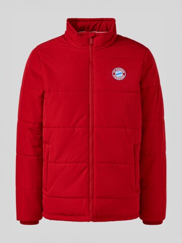 FC BAYERN MÜNCHEN Winter Jacket in Red: front