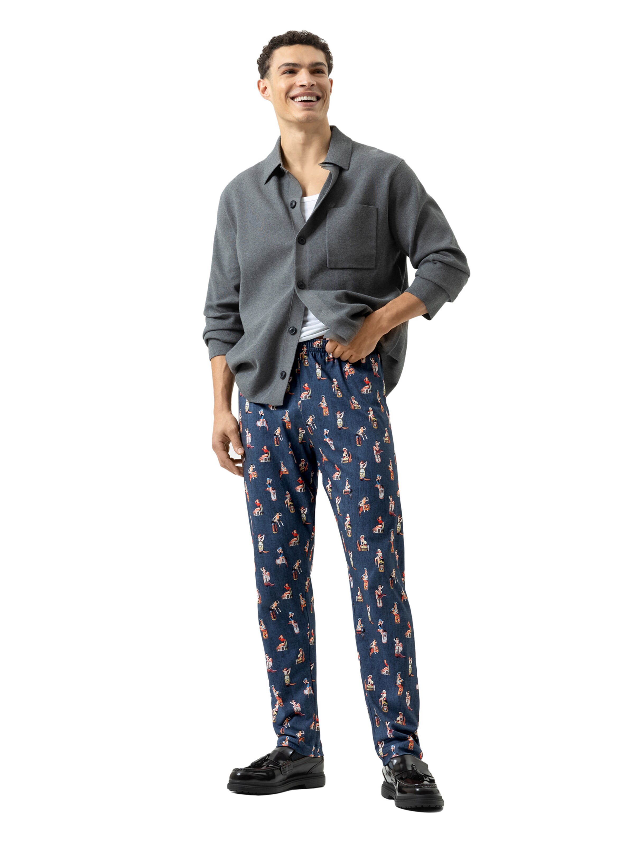 Pantalon de pyjama 'Pretty Cowgirl' Mey en bleu