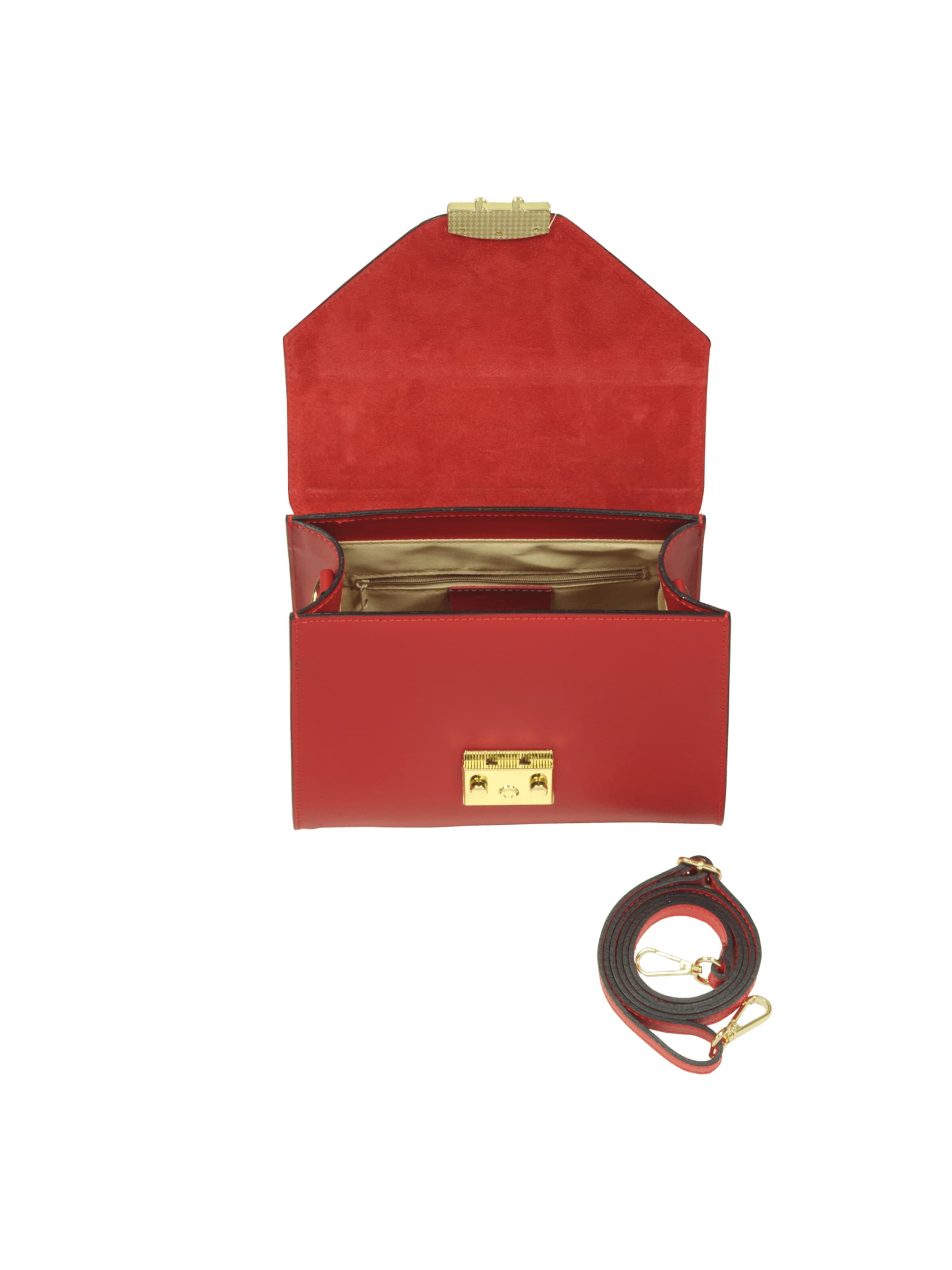 LeParmentier Handbag 'Peggy' in Red