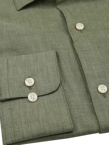 Suitable Comfort fit Button Up Shirt in Green