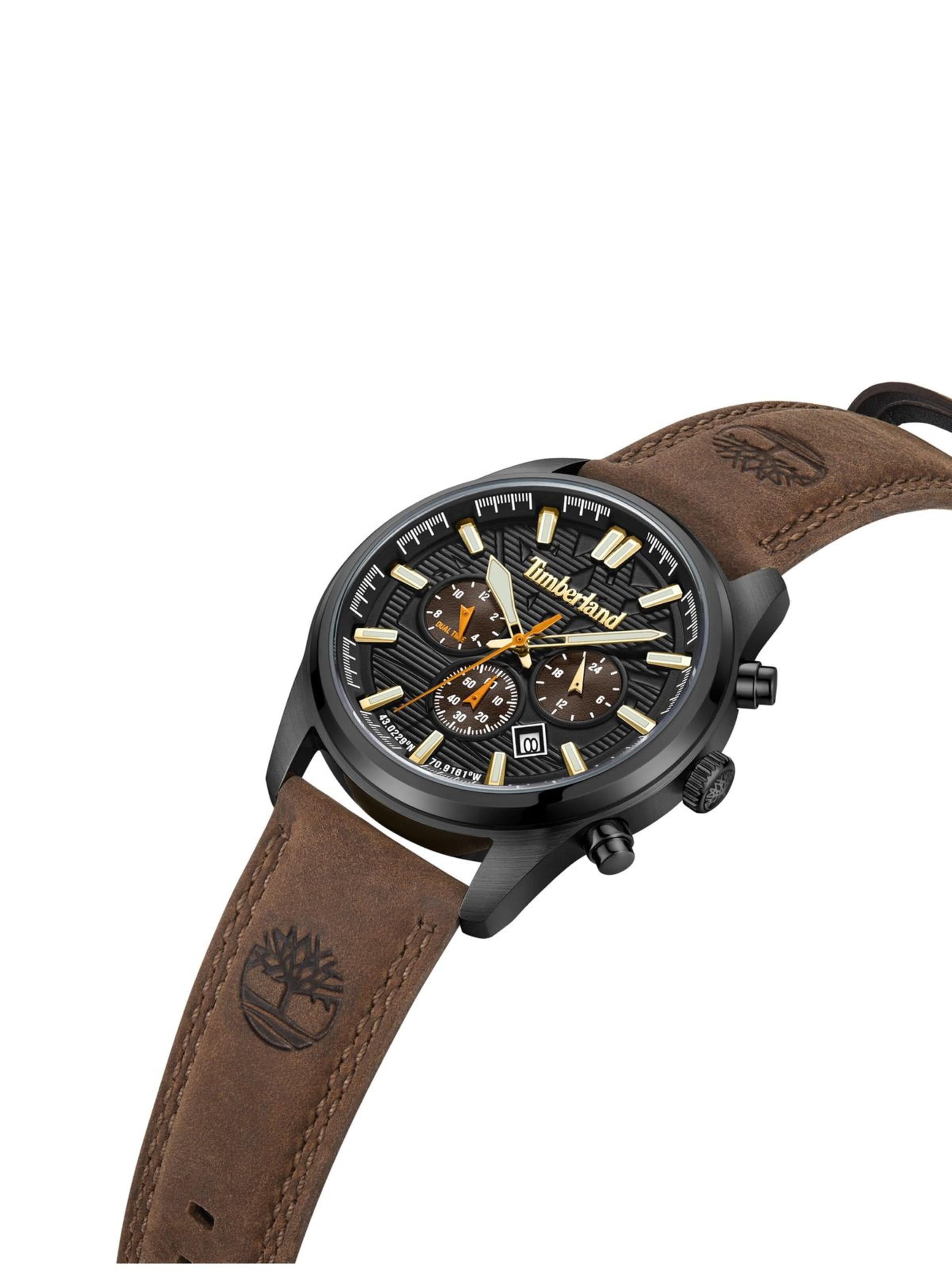 TIMBERLAND Analogové hodinky 'Chronograph Northbridge' – hnědá
