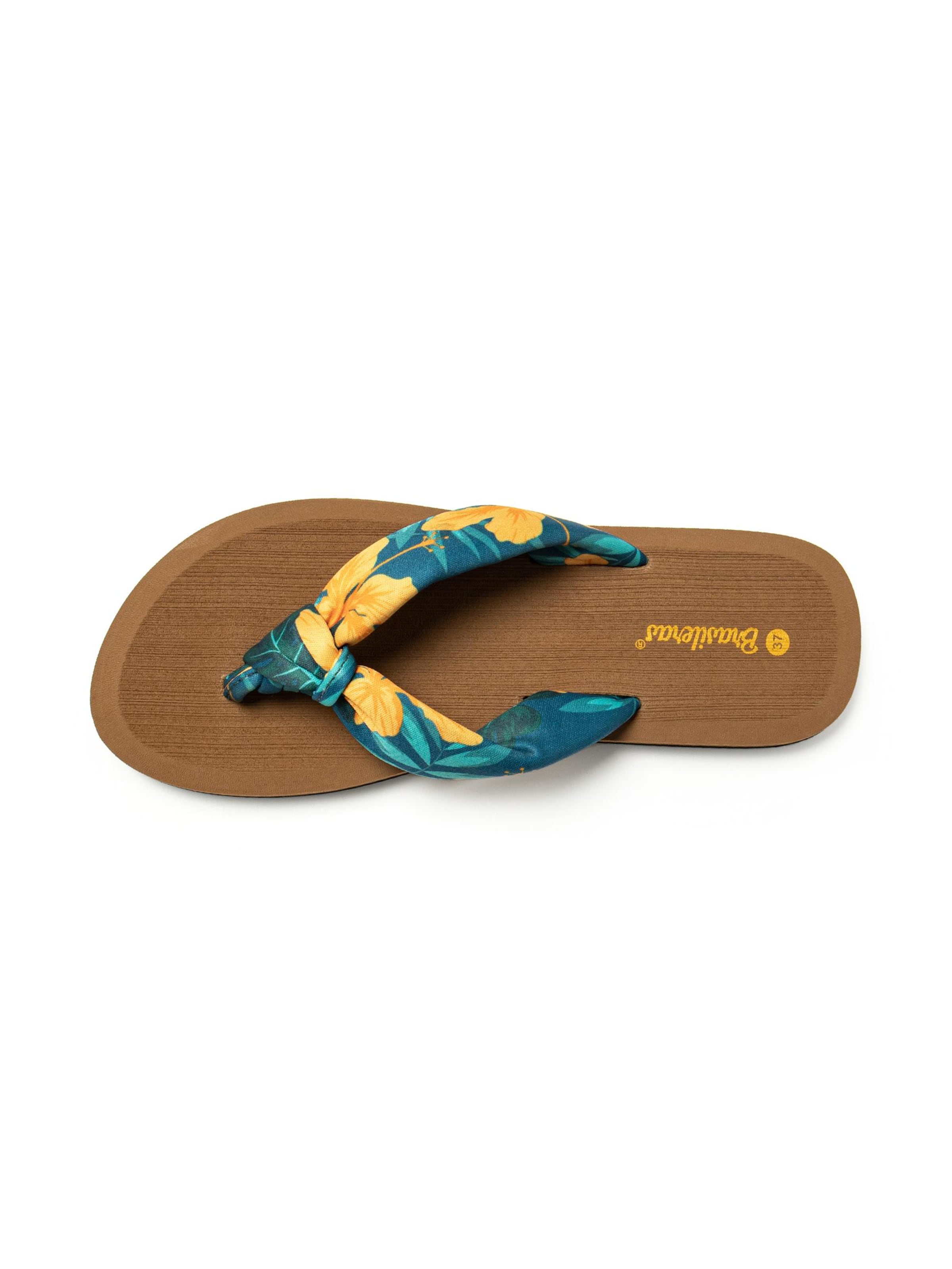 Brasileras Strand-/badschoen 'Hibiscus Nudo' in Groen