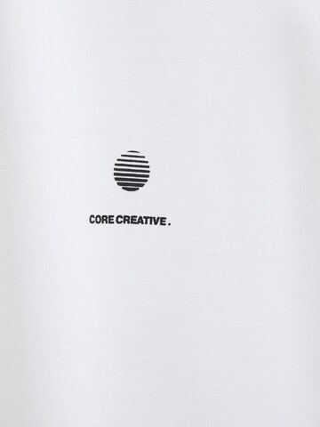 Sweat-shirt 'JCOINFINITY' JACK & JONES en blanc