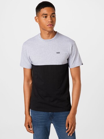 VANS Regular fit Тениска 'MN COLORBLOCK TEE' в сиво: отпред