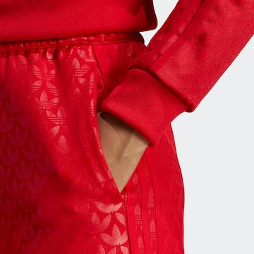 ADIDAS ORIGINALS Wide leg Pants 'Sst' in Red