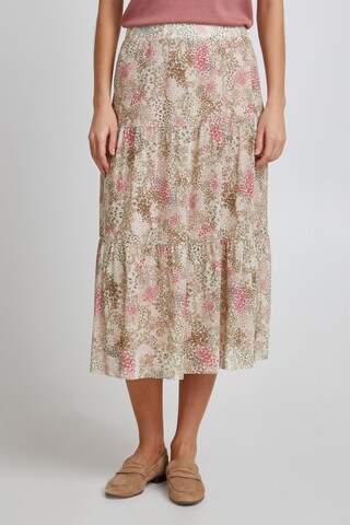 Fransa Skirt in Beige: front