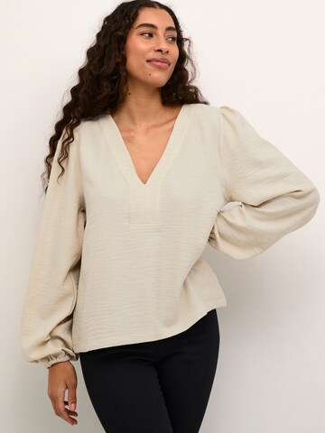 Kaffe Blouse 'KA Elise' in Beige: front