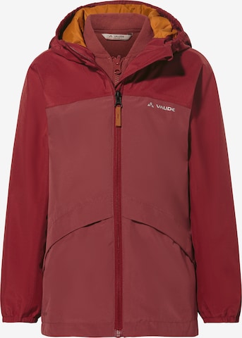 VAUDE Outdoorjas 'Escape' in Rood: voorkant