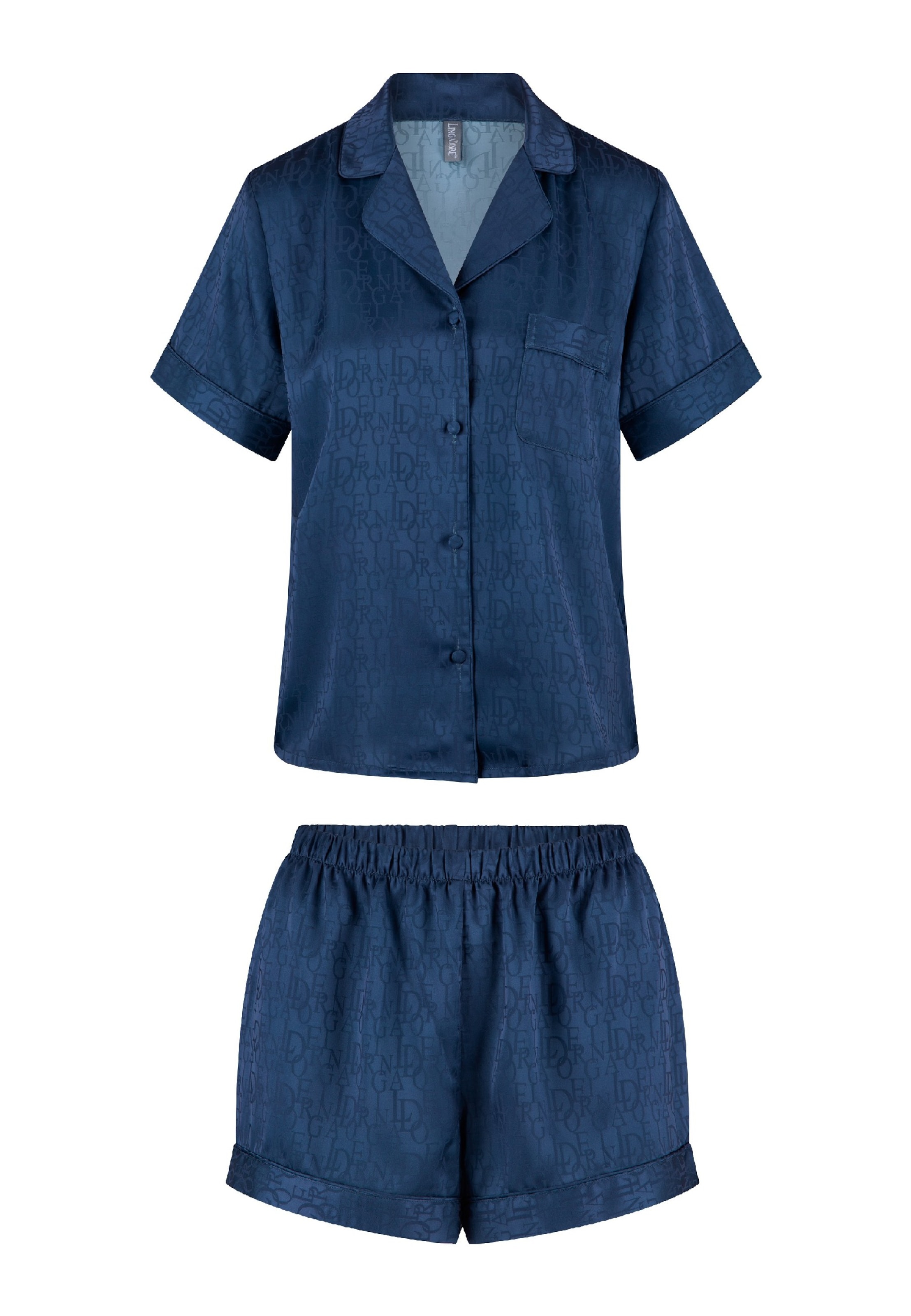 Shorty LingaDore en bleu : devant