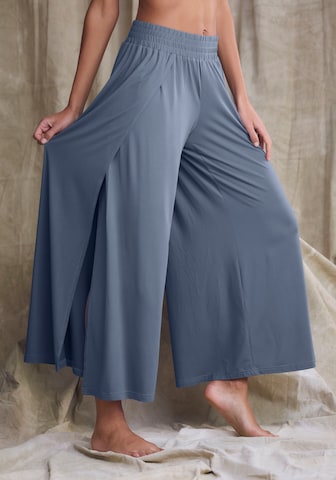 LASCANA Wide Leg Hose in Blau