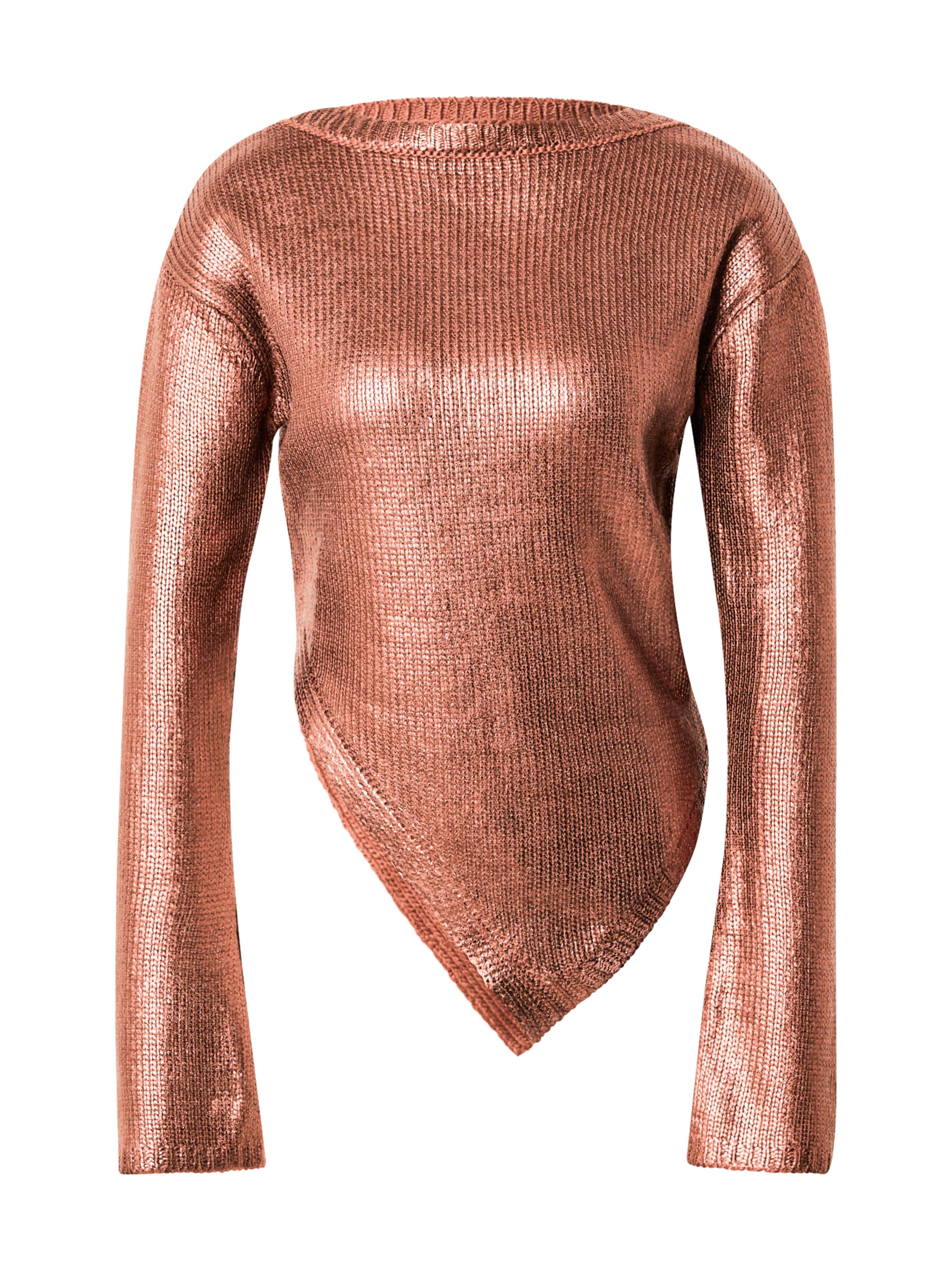 Pulover de la ABOUT YOU x Laura Giurcanu pe maro: față