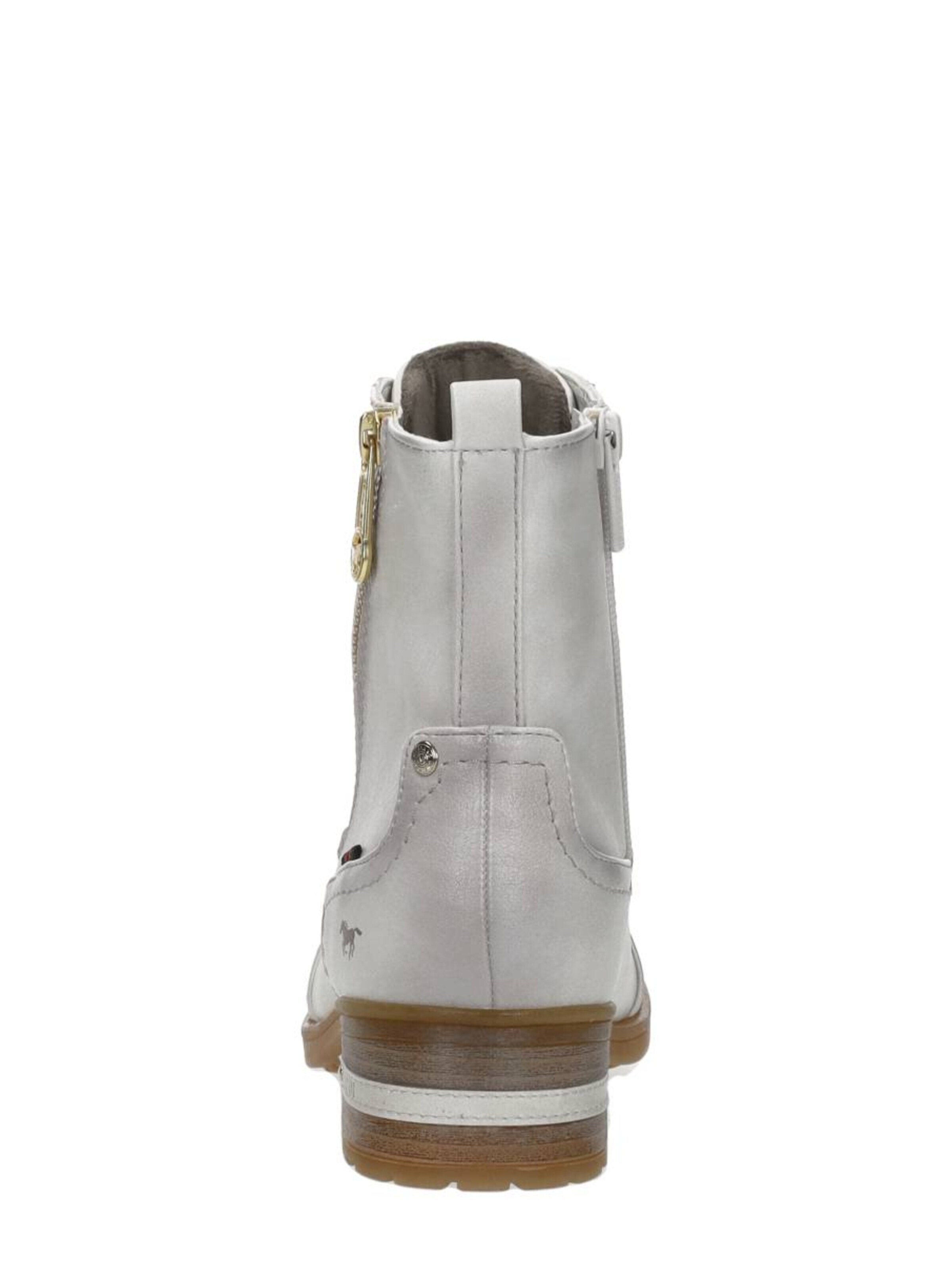 MUSTANG Veterschoen 'Veterschoenen Hoog' in Wit