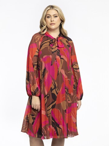 YOEK Blousejurk in Roze: voorkant