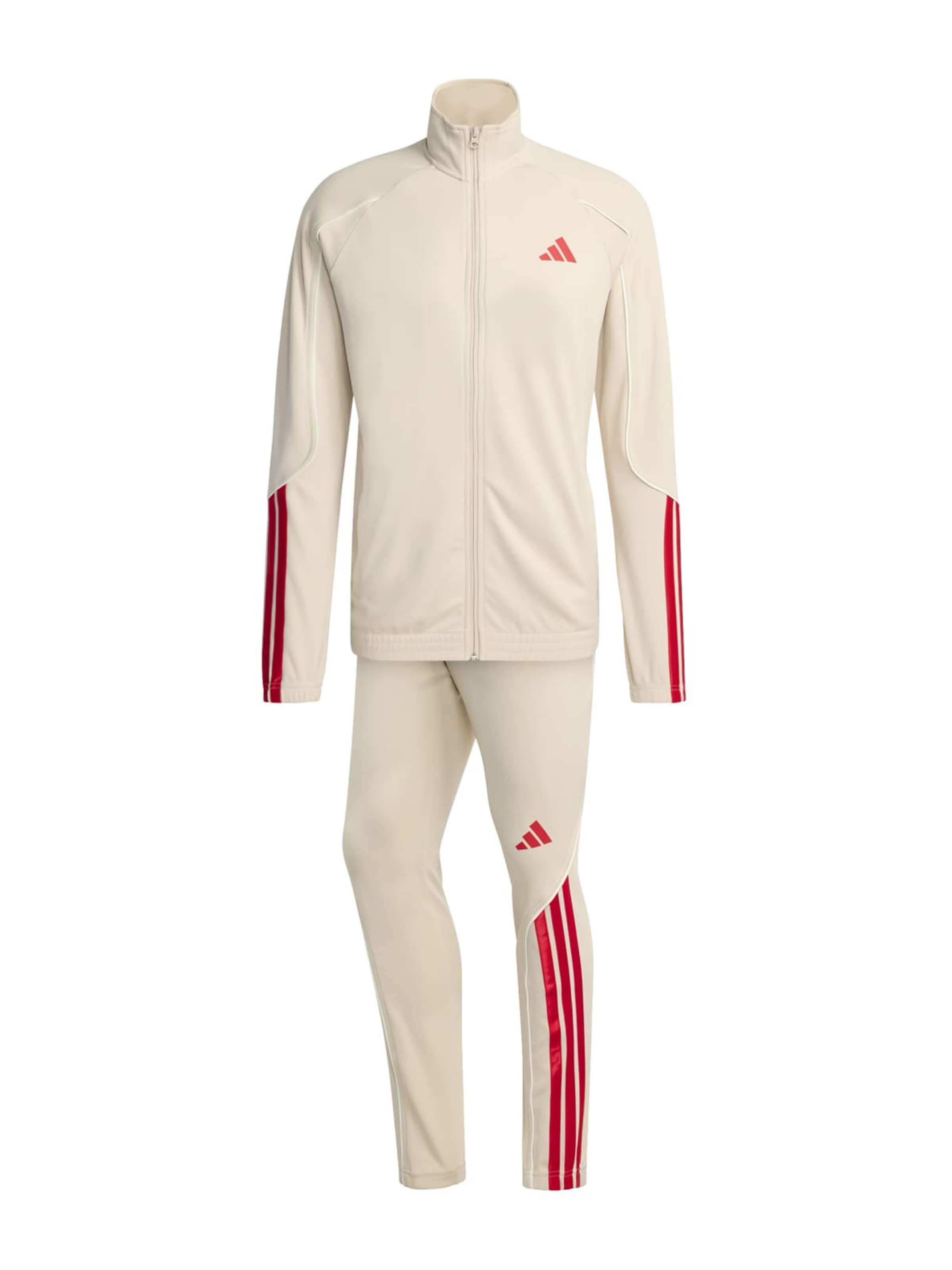 ADIDAS SPORTSWEAR Træningsdragt '3S STADIUM' i beige: forside