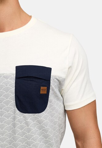 T-Shirt INDICODE JEANS en blanc