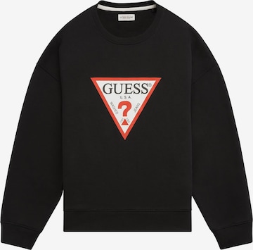 GUESS Sweatshirt 'Iconic' in Black: front