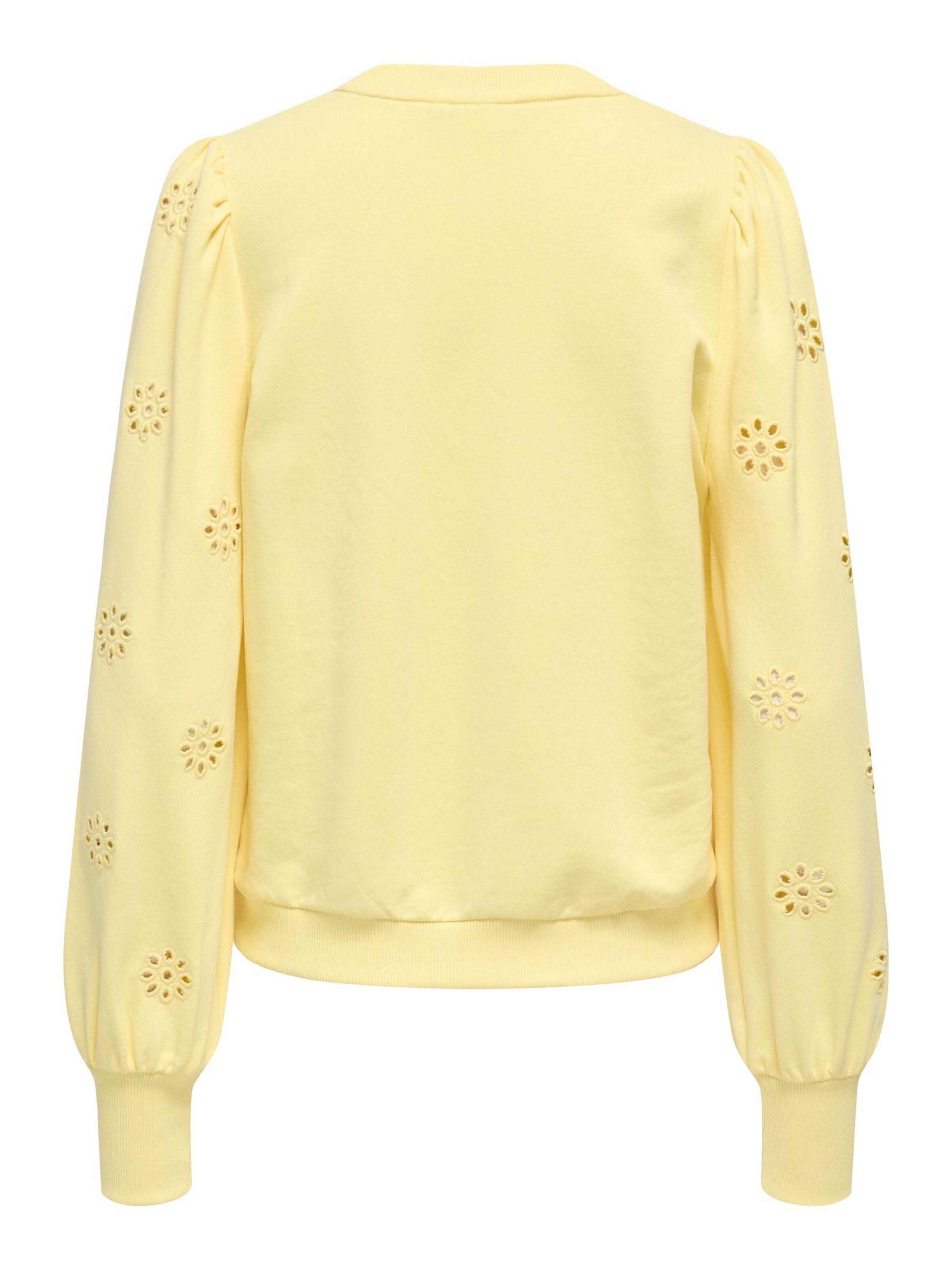 ONLY Sweatshirt 'ONLFEMME' in Yellow