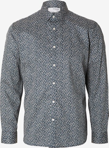 Chemise 'REGSOHO' SELECTED HOMME en bleu : devant