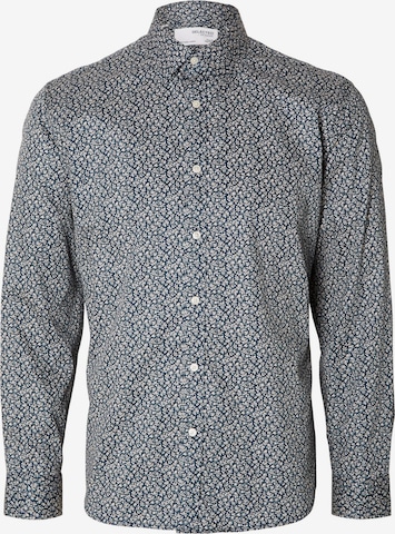 SELECTED HOMME - Regular Fit Camisa 'REGSOHO' em azul: frente